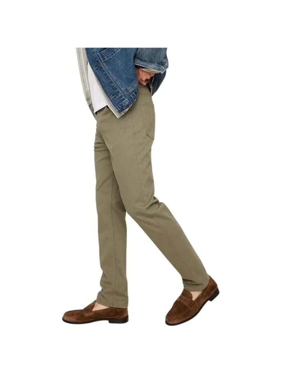 NWOT Banana Republic Men's 34x34 Slim Fit Tan Chino Pants Cotton Blend